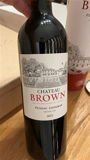 Bordéus Pessac-Léognan Château Brown 2021