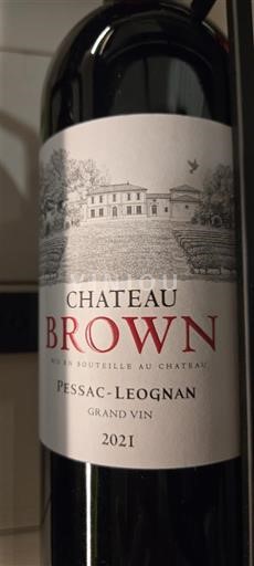 Bordeaux Pessac-Léognan Château Brown 2021