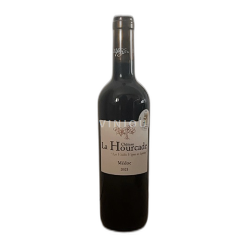 Vin Rouge sec Les Vieilles Vignes de Septime Château La Hourcade 2021 France Bordeaux Médoc AOC
