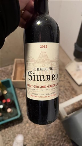 Bordeaux Saint-Émilion Grand Cru Grand Cru Château Simard 2012