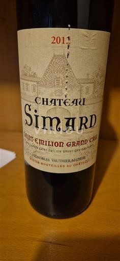 Bordeaux Saint-Émilion Grand Cru Grand Cru Château Simard 2012