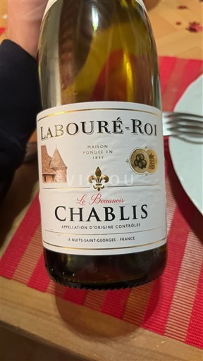 Burgundy Chablis Labouréroi Le Beaunois 2023