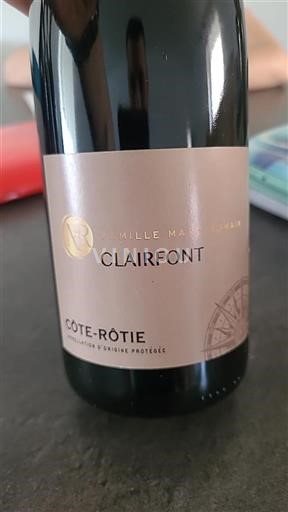 Rona dolina Côte-rôtie Famille Marc Romain Clairfont 2021