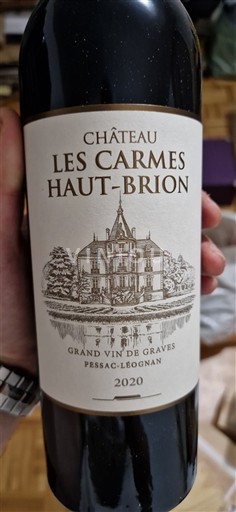Bordeaux Pessac-Léognan Château Les Carmes Hautbrion 2020