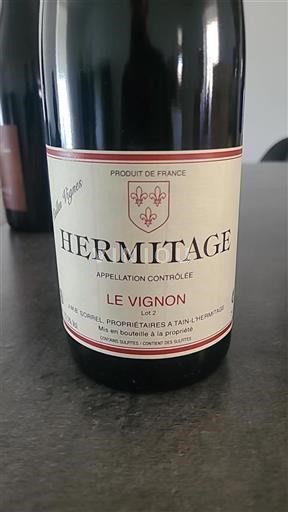 Valle del Rodano Hermitage J.m. Sorrel Le Vignon Lot 2 2022