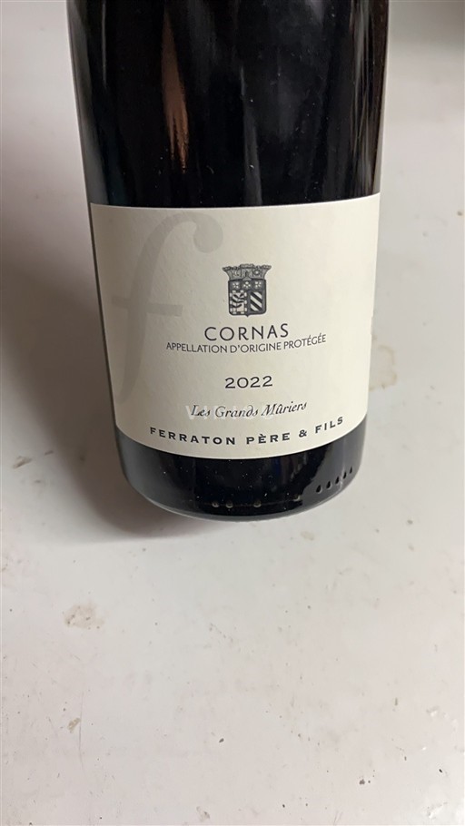 Rhônedalen Cornas Ferraton Père & Fils Les Grands Mûriers 2022