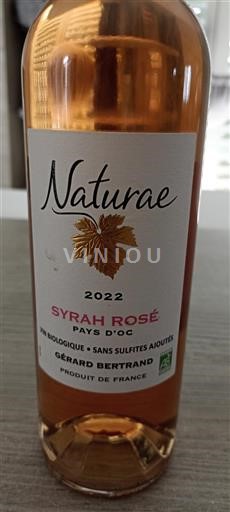 Linguadoca e Rossiglione Paese d'Oc Gérard Bertrand Naturae Syrah Rosé 2022