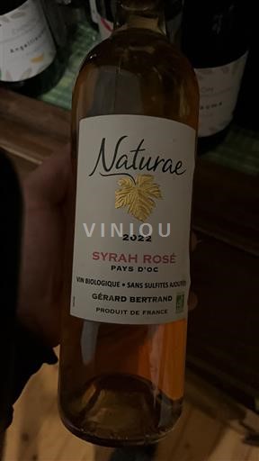Languedoc y Rosellón País de Oc Gérard Bertrand Naturae Syrah Rosé 2022
