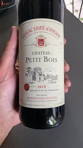 Burdeos Lussac-Saint-Émilion Château Petit Bois 2010