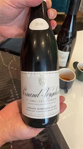 Burgundi Pernand-vergelesses Premier Cru Domaine Dominique Guyon Les Fichots 2018