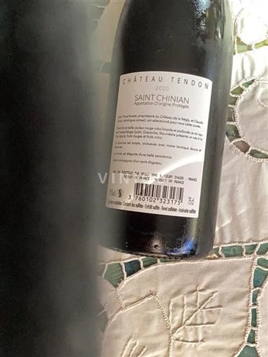 Languedoc Saint-Chinian Château Tendon 2020