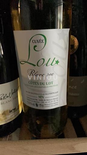 Zuidwest-Frankrijk Côtes du Lot Earl De Maison Neuve Lou Niet-geïntegreerd