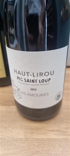 Languedoc Pic-saint-loup Hautlirou Les Amouriés 2023