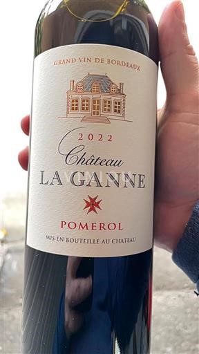Bordeaux Pomerol Château La Ganne 2022