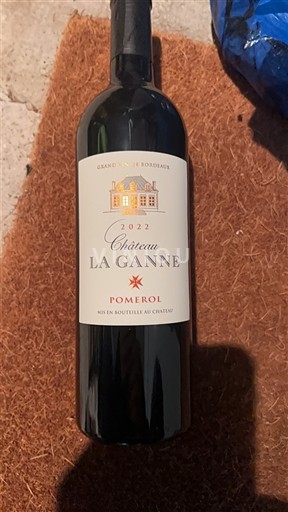 Bordeaux Pomerol Château La Ganne 2022