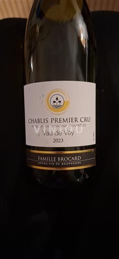Bourgogne Chablis Premier Cru Premier Cru Famille Brocard Vau de Vey 2023