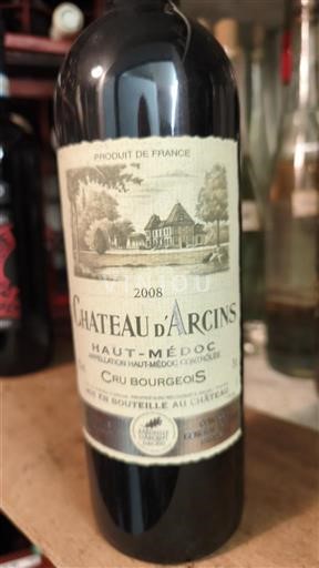 Bordeaux Haut-Médoc Château Arcins 2008