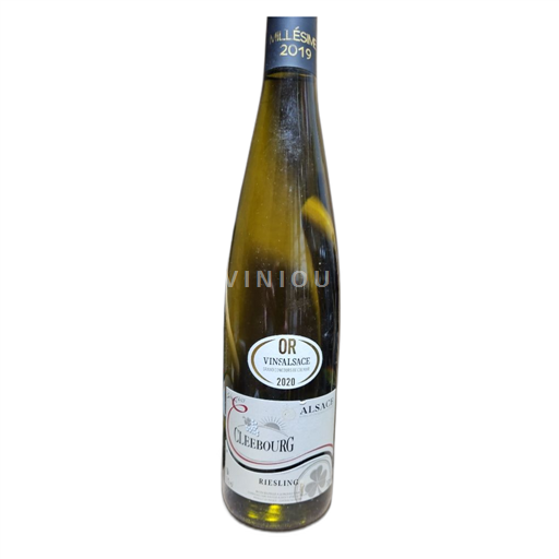 Vin Blanc sec Cleebourg 2019 France Alsace Riesling AOC