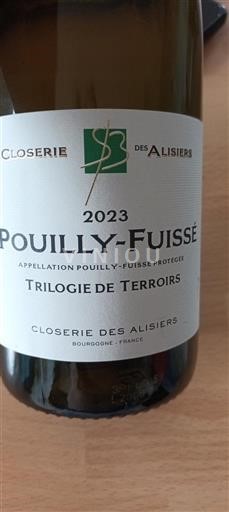 Burgundi Pouilly-fuissé Closerie Des Alisiers Trilogie de Terroirs 2023