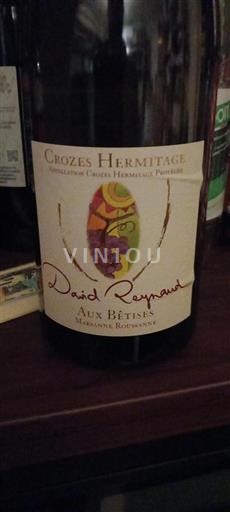 Rona dolina Crozes-hermitage David Reynaud Aux Bêtises 2017