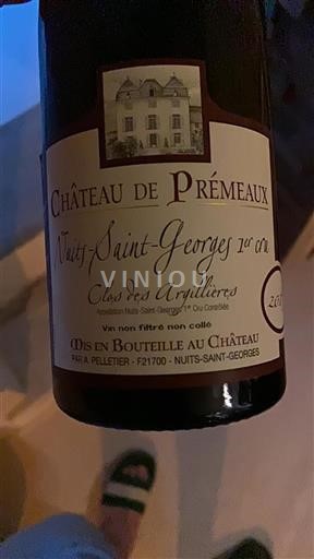 Burgundsko Nuits-saint-georges Premier Cru Château Premeaux Clos des Argilli%c3%a8res 2019