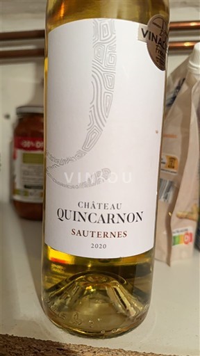Bordeaux Sauternes Château Quincarnon 2020