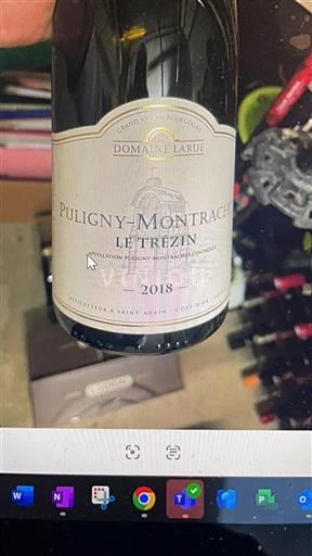 Burgundija Puligny-Montrachet Domaine Larue Le Trézin 2018