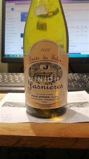 Loiredalen Jasnières Pascal Janvier du Silex 2005