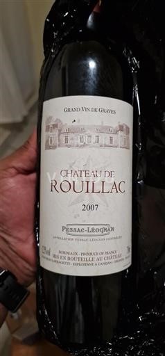 Burdeos Pessac-Léognan Château Rouillac 2007
