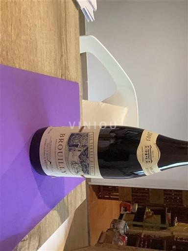 Beaujolais Brouilly Colinbourisset Les Terres Bleues 2003