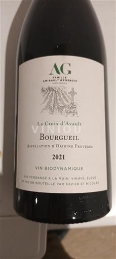 Loiredalen Bourgueil Famille Amirault Grosbois La Croix d'AVAULT 2021
