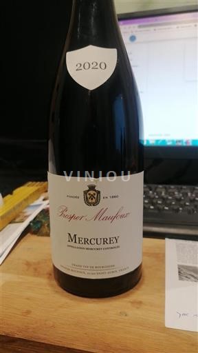 Burgund Mercurey Prosper Maufoux 2020