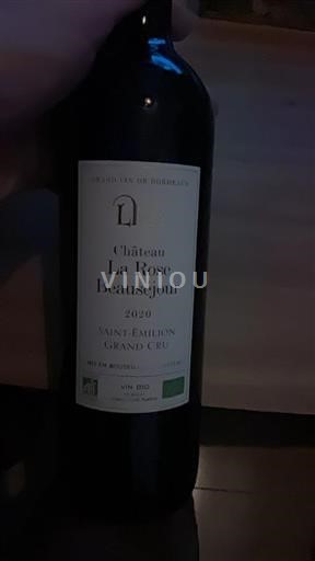 Bordeaux Saint-Émilion Grand Cru Château La Rose Beauséjour 2020