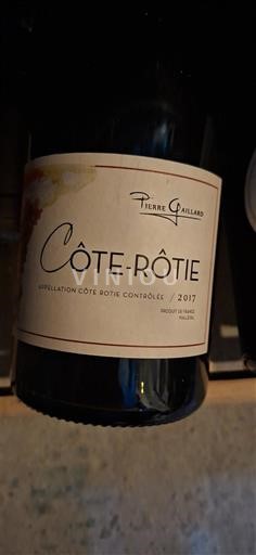 Rhône-dalen Côte-rôtie Pierre Gaillard 2017
