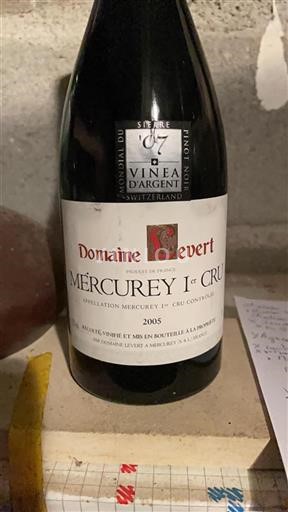 Bourgogne Mercurey Premier Cru Domaine Levert 2005
