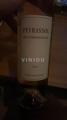 Provansa Côtes-de-Provence Peyrassol Les Commandeurs 2021
