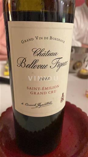 Burdeos Saint-Émilion Grand Cru Château Bellevue Figeac 2015
