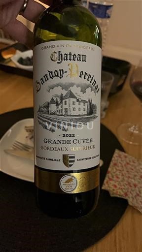 Bordeaux Bordeaux supérieur Château Randoyperrinat Grande 2022
