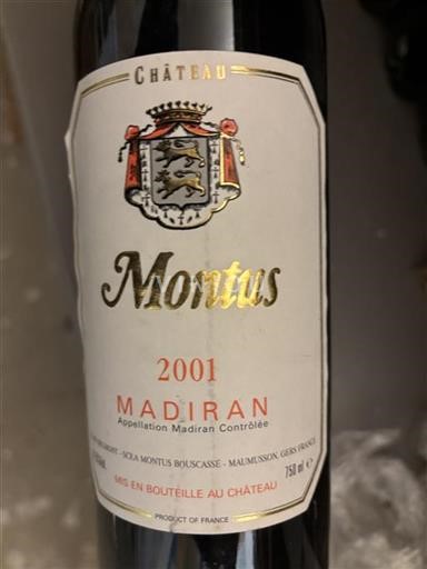 Südwestfrankreich Madiran Château Montus 2001