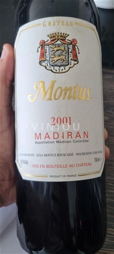 Südwestfrankreich Madiran Château Montus 2001