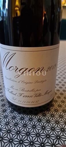 Beaujolais Morgon Foillard 2019