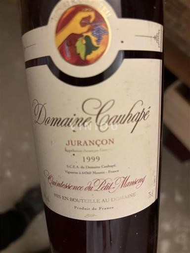 Jugozahod Jurançon Domaine Cauhapé Quintessence du Petit Manseng 1999