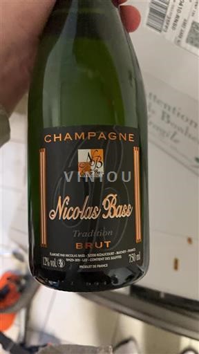 Champaña Champán Nicolas Bass Tradition Sin añada