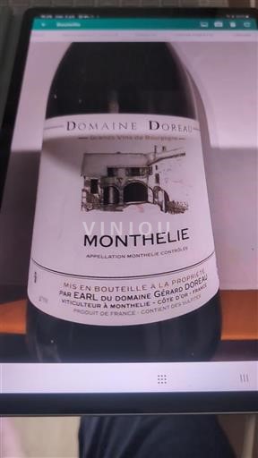 Borgoña Monthélie Domaine Doreau 2021