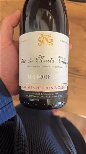 Bourgogne Côte de Nuits-Villages Maxime Cheurlin Noëllat 2018