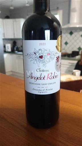 Bordeaux Montagne-Saint-Émilion Château Angelot Robin 2020