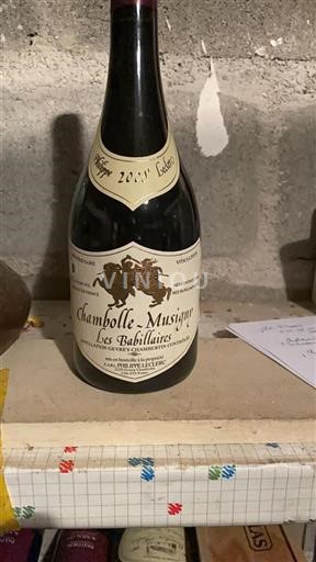 Bourgogne Chambolle-Musigny Earl Philippe Leclerc Les Babillaires 2008