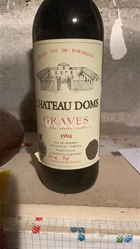 Bordéus Graves Château Doms 1994