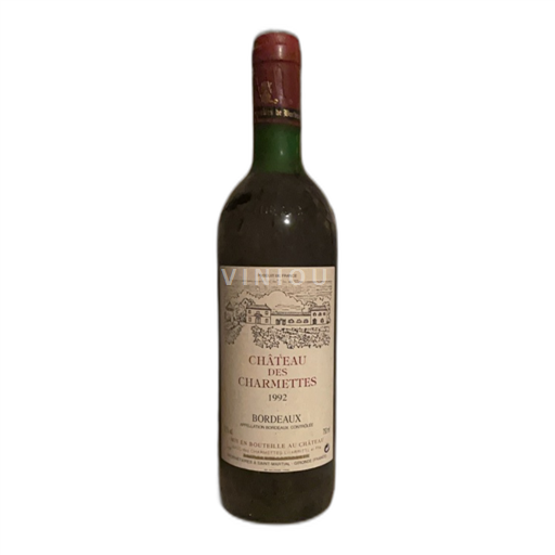 Bordeaux Château Des Charmettes 1992