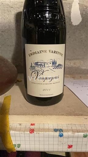 Rhône Valley Vacqueyras Domaine Varenne 2011